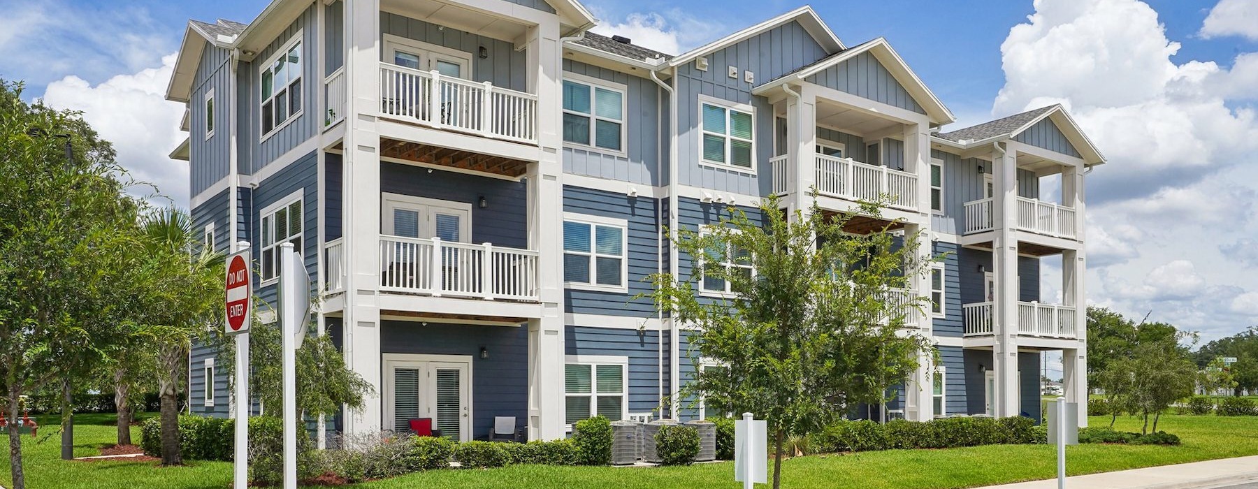 an apartment building