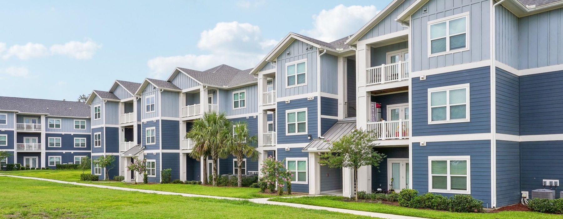 an apartment complex